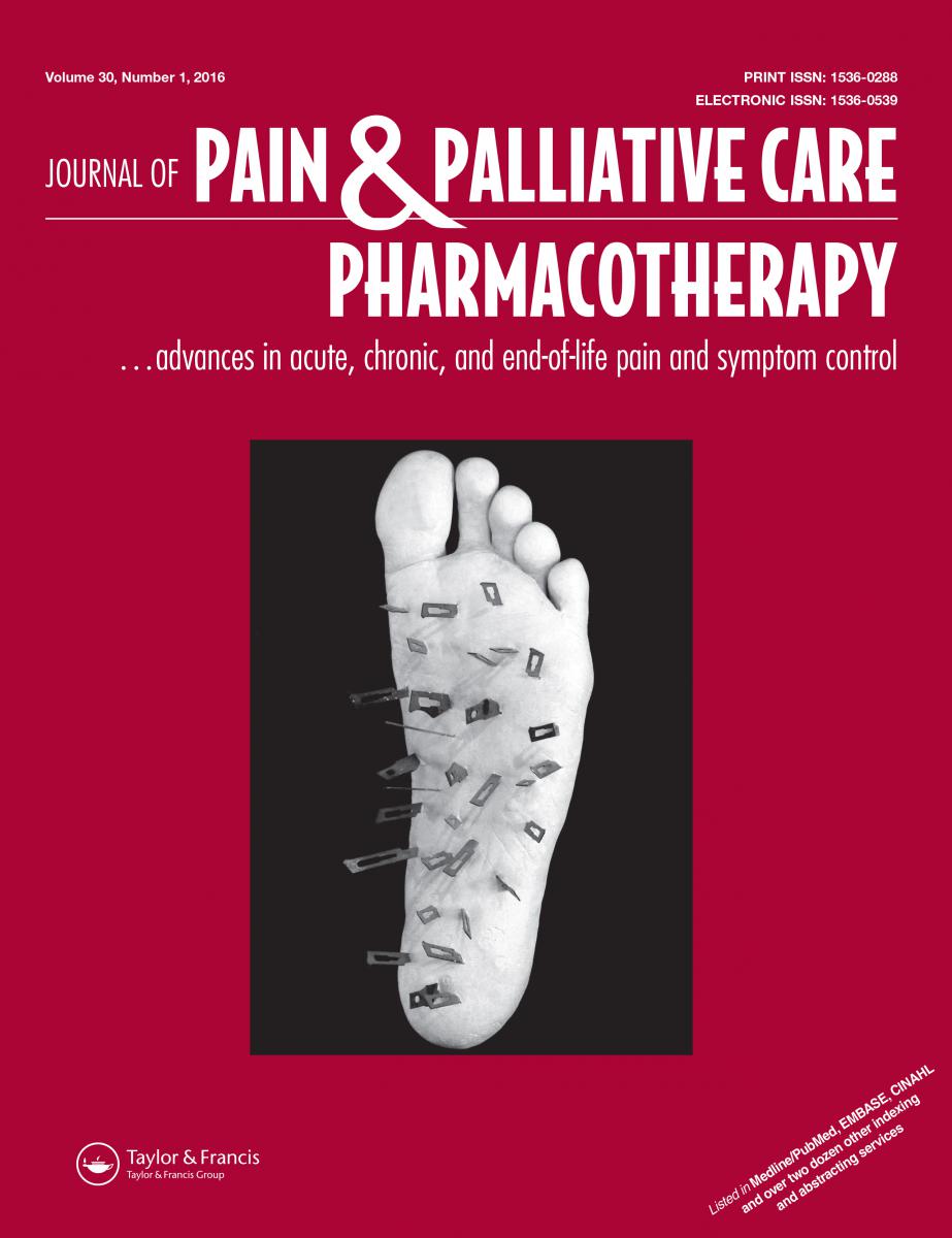 Journal of Pain and Palliative Care Pharmacotherapy